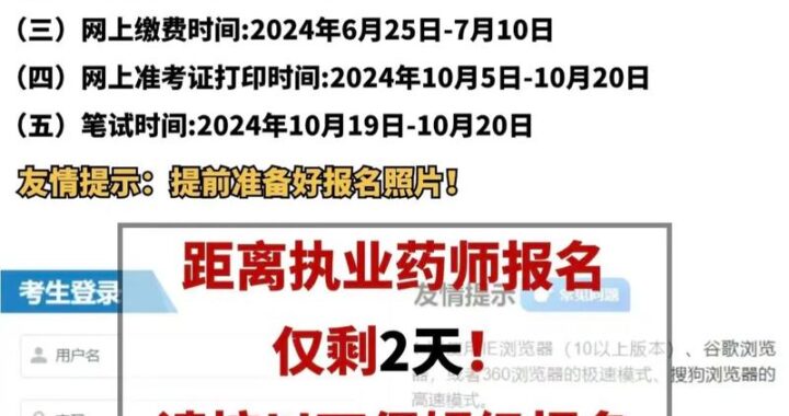 执业药师报名入口：详细报名流程及注意事项