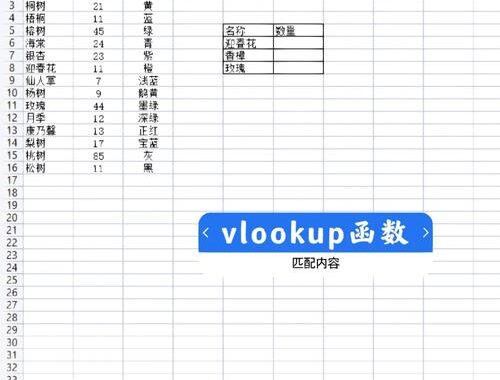 如何进行表格匹配：如何高效地将一个表格数据与另一个表格数据进行匹配？