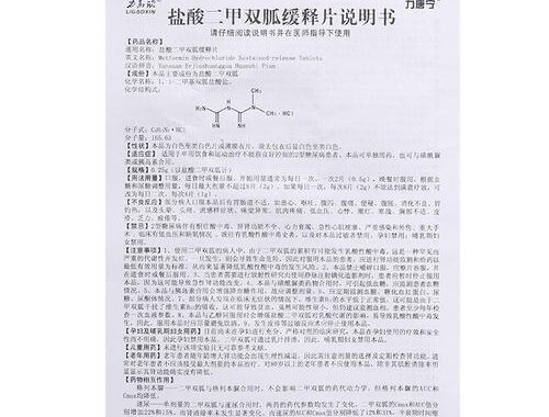 盐酸二甲双胍片说明书：全面解析与用药指南