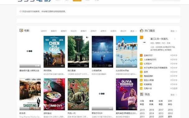 在线电影网站：全面指南与精选推荐