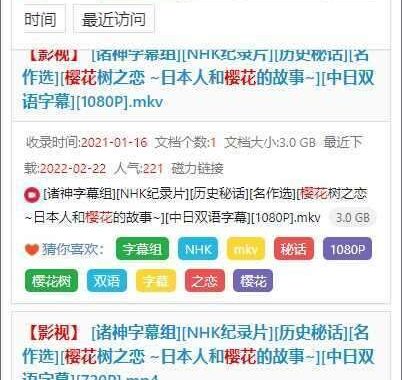 磁力搜索吴签：高效获取资源的利器